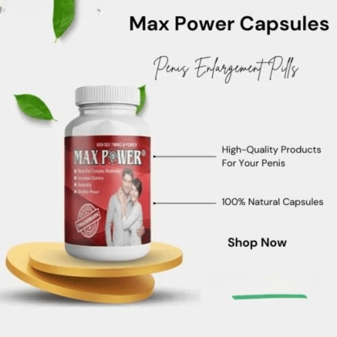 Max Power Capsules for Men – Stamina, Timing & Performance Support Formula Dr Herbal 